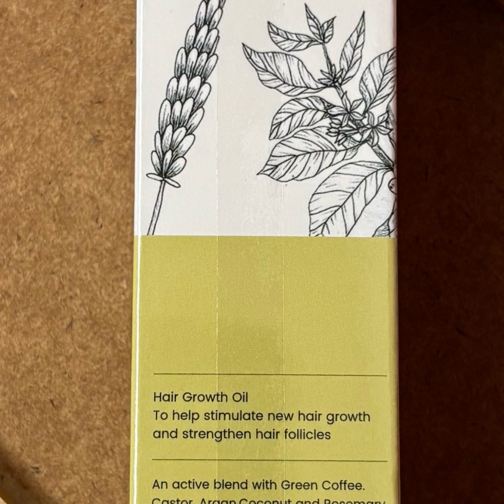 Hair Growth Oil with Green Coffee - Yellow